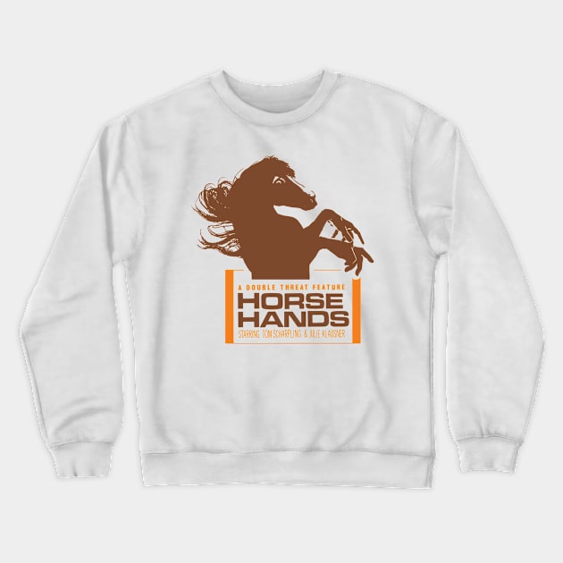 Horse Hands Light Crewneck Sweatshirt by DOUBLE THREAT